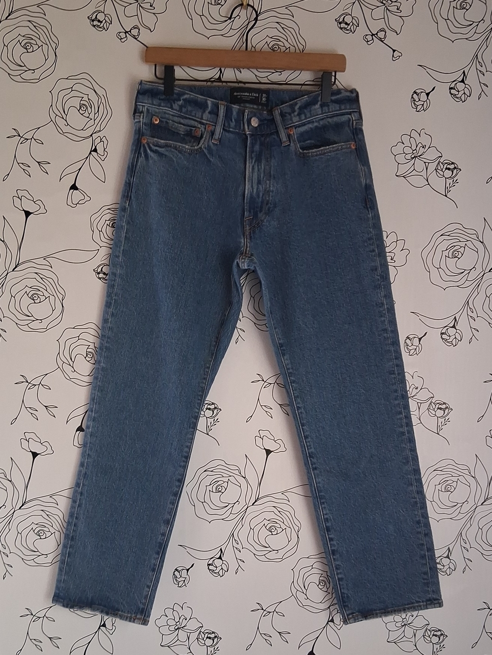 Abercrombie & Fitch Vintage Stretch Straight 31Γ 30 Blue